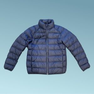 UNIQLO kids warm padded jacket size 9-10, navy blue